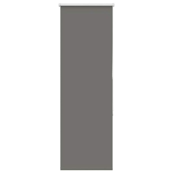 vidaXL Estor Enrollable Opaco gris 55x130 cm Tela Ancho 50,7 cm