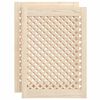 vidaXL Puertas de armario entramado 2 uds madera pino 49,5x69 cm