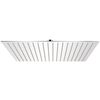 vidaXL Cabezal de ducha cuadrado efecto lluvia acero inoxidable 50x50