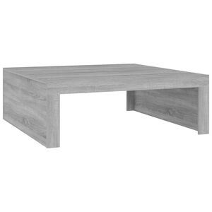 vidaXL Mesa de centro madera de ingenier&iacute;a gris Sonoma 100x100x35 cm