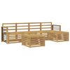 vidaXL Conjunto de sof&aacute;s de exterior 6 uds. Blanco