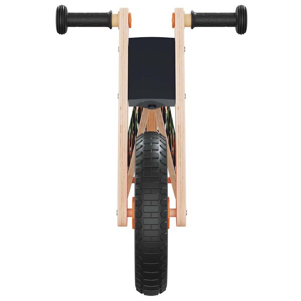 vidaXL Bicicleta de equilibrio para niños estampado naranja