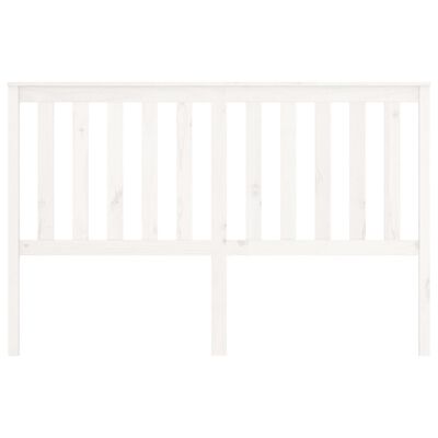 vidaXL Cabecero de cama madera maciza de pino blanco 166x4x101 cm
