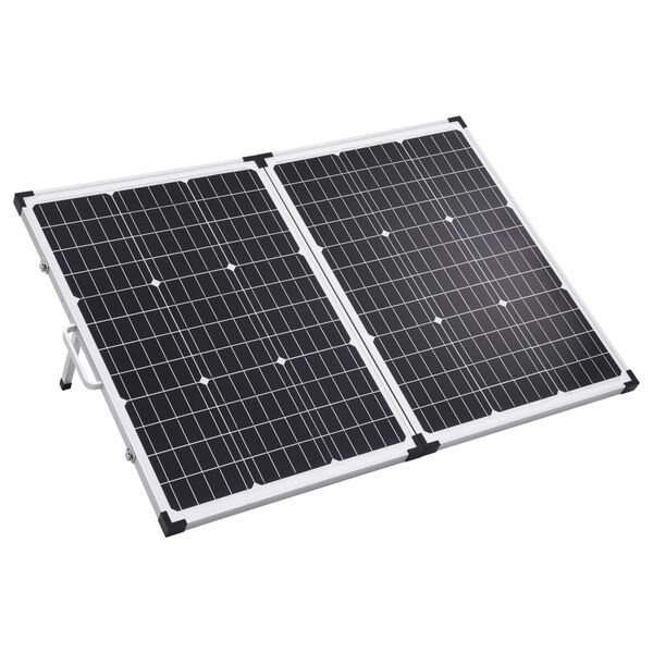 vidaXL Malet&iacute;n con panel solar plegable 120 W 12 V