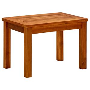vidaXL Mesa de centro de jard&iacute;n madera maciza de acacia 50x35x36 cm