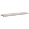 vidaXL Coj&iacute;n de banco SOEST 100% Poli&eacute;ster Blanco 200 x 40 x 8 cm