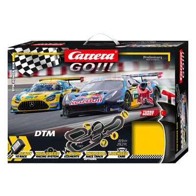 Carrera Go!!! Circuito de carreras y coche DTM Power Run 8,9 m