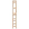 vidaXL Estante de baño madera maciza de pino 63x26x171 cm