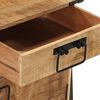 vidaXL Mesita de noche madera maciza de mango 40x30x42 cm
