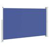 vidaXL Toldo lateral retr&aacute;ctil de jard&iacute;n azul 180x300 cm