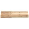 vidaXL Estantes flotantes 2 uds madera acacia sin tratar 40x30x4 cm