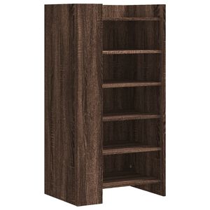 vidaXL Zapatero madera de ingener&iacute;a marr&oacute;n roble 52x37,5x100 cm