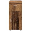 vidaXL Juego de Muebles de Ba&ntilde;o TULUM Madera vieja 37 x 31,5 x 82 cm