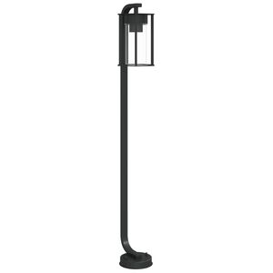 vidaXL L&aacute;mpara de suelo de exterior acero inoxidable negro 100 cm