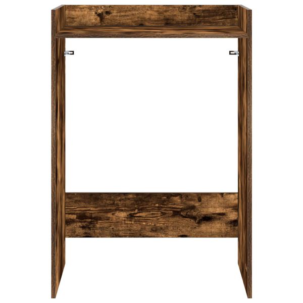 vidaXL Armario para lavadora Roble ahumado 67,5 x 48 x 97 cm