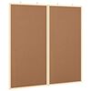 vidaXL Tablero de Anuncios 80 x 80 x 1.4 cm Madera maciza de pino