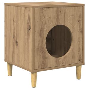 vidaXL Casa para Gatos Roble artisan 42,5 x 40 x 53 cm