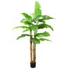 vidaXL &Aacute;rbol bananero artificial con macetero 300 cm verde