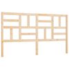 vidaXL Cabecero de cama madera maciza de pino 206x4x104 cm
