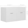 vidaXL Armario para lavabo madera contrachapada blanco 80x38,5x46 cm