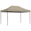 vidaXL Tienda de fiesta plegable Pop-Up taupe 440x292x315 cm