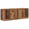 vidaXL Mueble cama 2 pcs Madera envejecida 66 x 35 x 48 cm