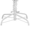 vidaXL Árbol de Navidad artificial con bisagras y soporte blanco 180cm