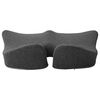 vidaXL Almohada para el asiento Gris oscuro 50 x 43 x 10 cm