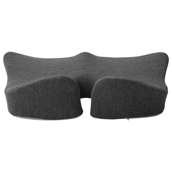 vidaXL Almohada para el asiento Gris oscuro 50 x 43 x 10 cm