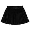 vidaXL Falda plisada infantil l&uacute;rex negro 92