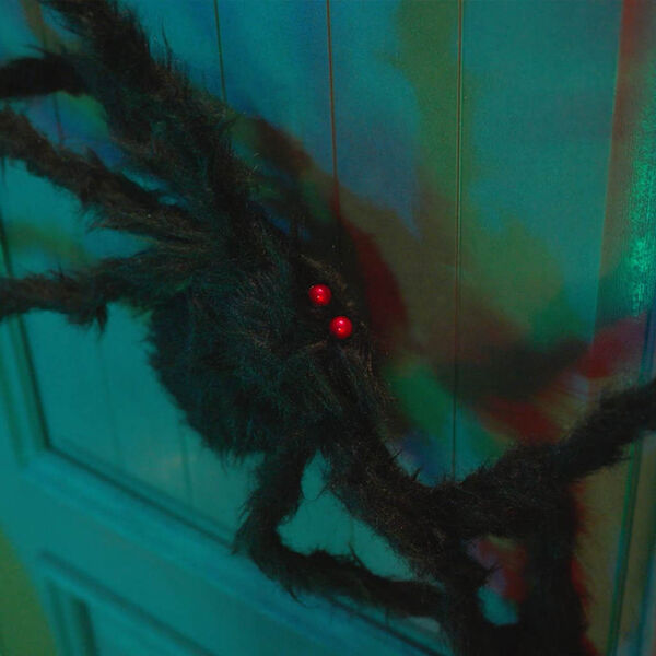 vidaXL Decoraci&oacute;n de Ara&ntilde;a de Halloween 3 pcs Negro 200 cm