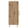vidaXL Vitrina Roble artisan 34 x 34.5 x 90 cm Madera contrachapada