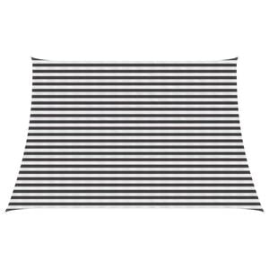 vidaXL Toldo Vela Antracita y Blanco 3 / 4 x 3 m HDPE