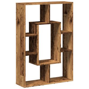 vidaXL Estanter&iacute;a madera de ingenier&iacute;a color envejecido 63x20x90 cm