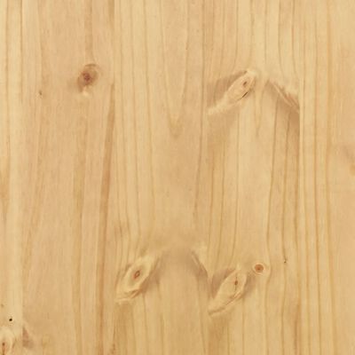 vidaXL Cómoda cajonera Corona madera maciza de pino 120x48x91 cm