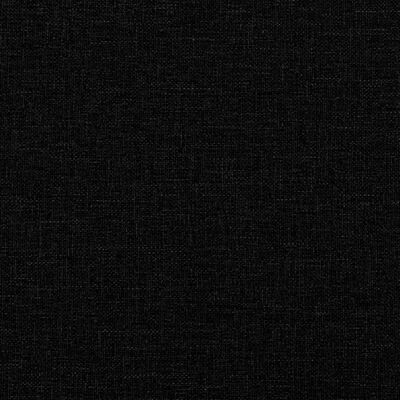vidaXL Sofá cama tela negro 80x200 cm
