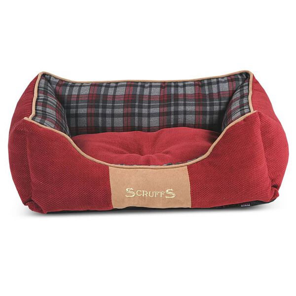Scruffs Cama para mascotas Highland rojo S