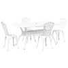 vidaXL Conjunto de Comedor de Jard&iacute;n 5 uds. Aluminio