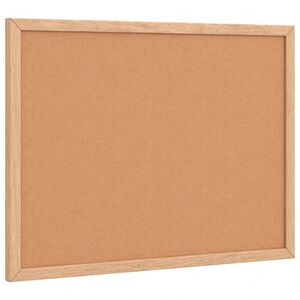 vidaXL Tablero de corcho con marco de madera de pino macizo 40x30 cm