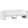 vidaXL Sof&aacute; de jard&iacute;n 3 plazas madera maciza pino blanco 189x60x62 cm