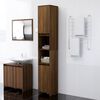vidaXL Armario de ba&ntilde;o madera contrachapada roble marr&oacute;n 30x30x183,5cm