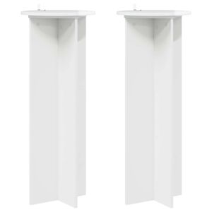 vidaXL Soporte de plantas 2 uds. Brillante &Oslash;40 x 100 cm