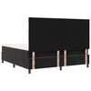 vidaXL Cama tipo Box Spring con colch&oacute;n Negro 180 x 200 cm Terciopelo