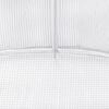 vidaXL Invernadero con estructura de acero blanco 32 m² 8x4x2 m