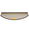 vidaXL Felpudos para escaleras 15 uds 65x24x4 cm Marr&oacute;n Caf&eacute; Semicircular Grande