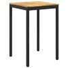 vidaXL Mesa de Bar para Jard&iacute;n NAARDEN Blanco y Negro