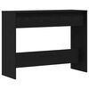 vidaXL Mesa Consola con caj&oacute;n Roble Negro 100 x 35 x 76,5 cm