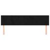 vidaXL Cabeceros 2 unidades de terciopelo negro 100x5x78/88 cm