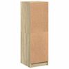 vidaXL Aparador con puertas de vidrio roble Sonoma 35x37x109 cm