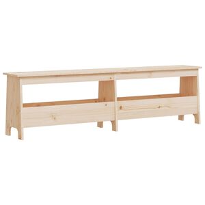 vidaXL Banco de recibidor 160x28x45 cm Madera maciza de pino